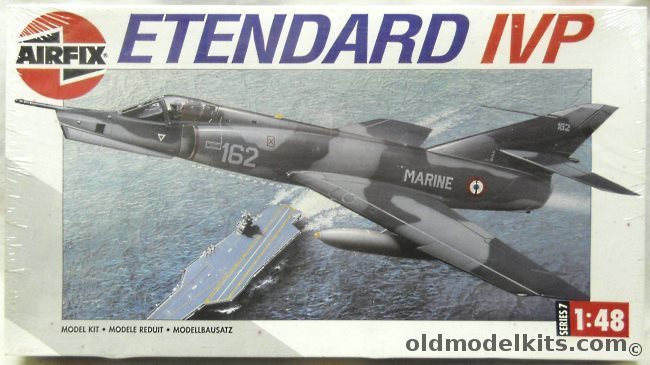 Airfix 1/48 Etendard IVP - 16F Ban Landivisiau 1985 and 1989, 07102 plastic model kit